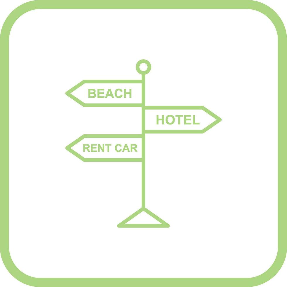 Signboard Vector Icon
