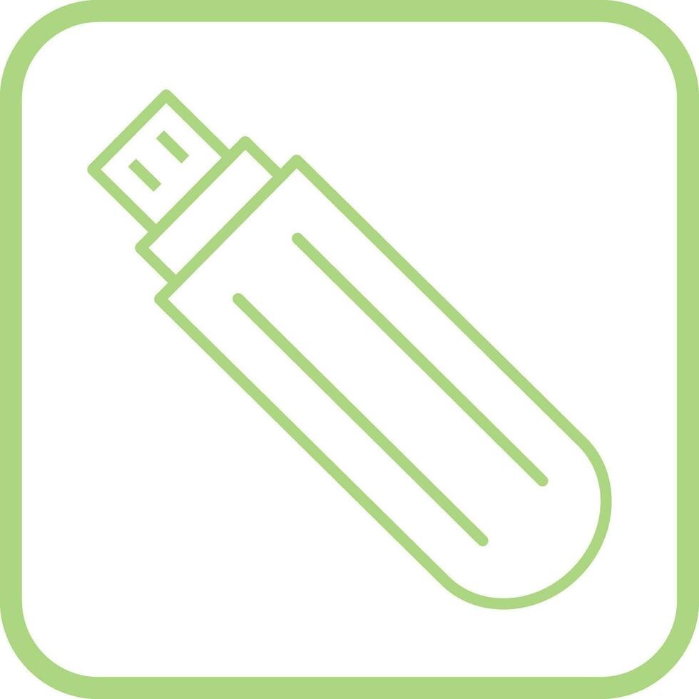 Unique USB Drive Vector Icon