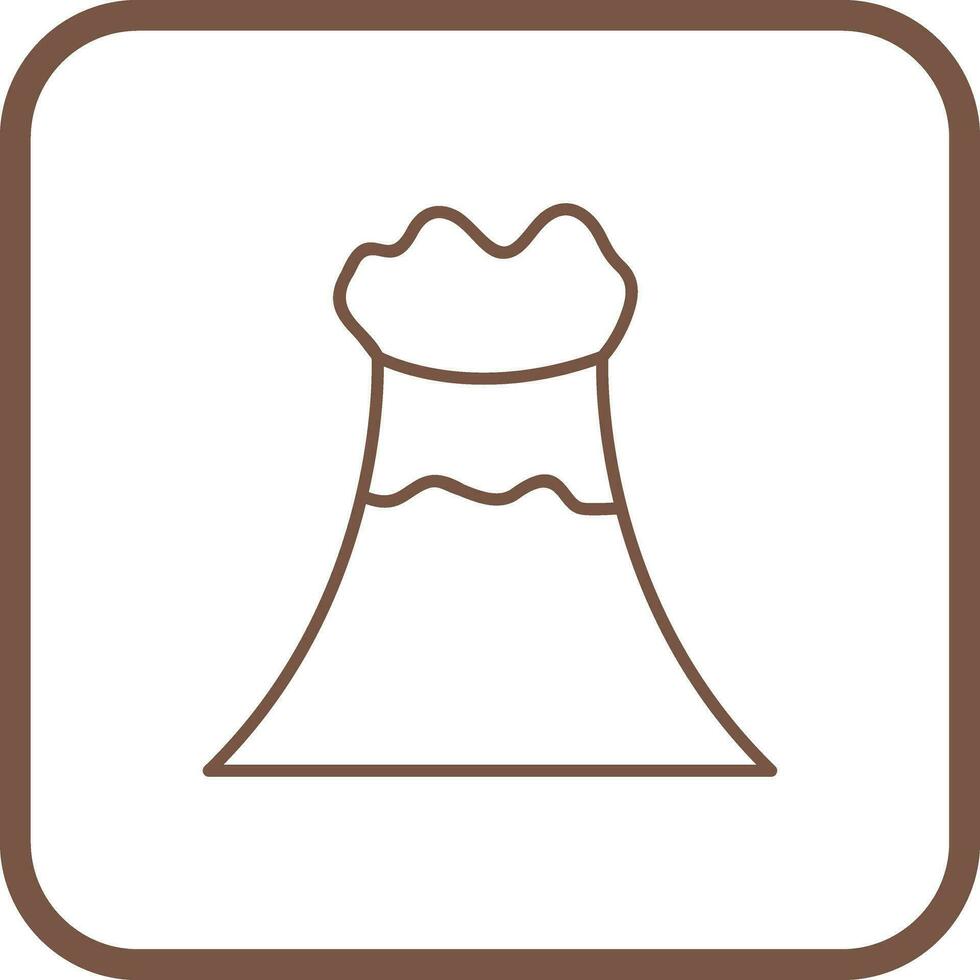 Volcano Vector Icon