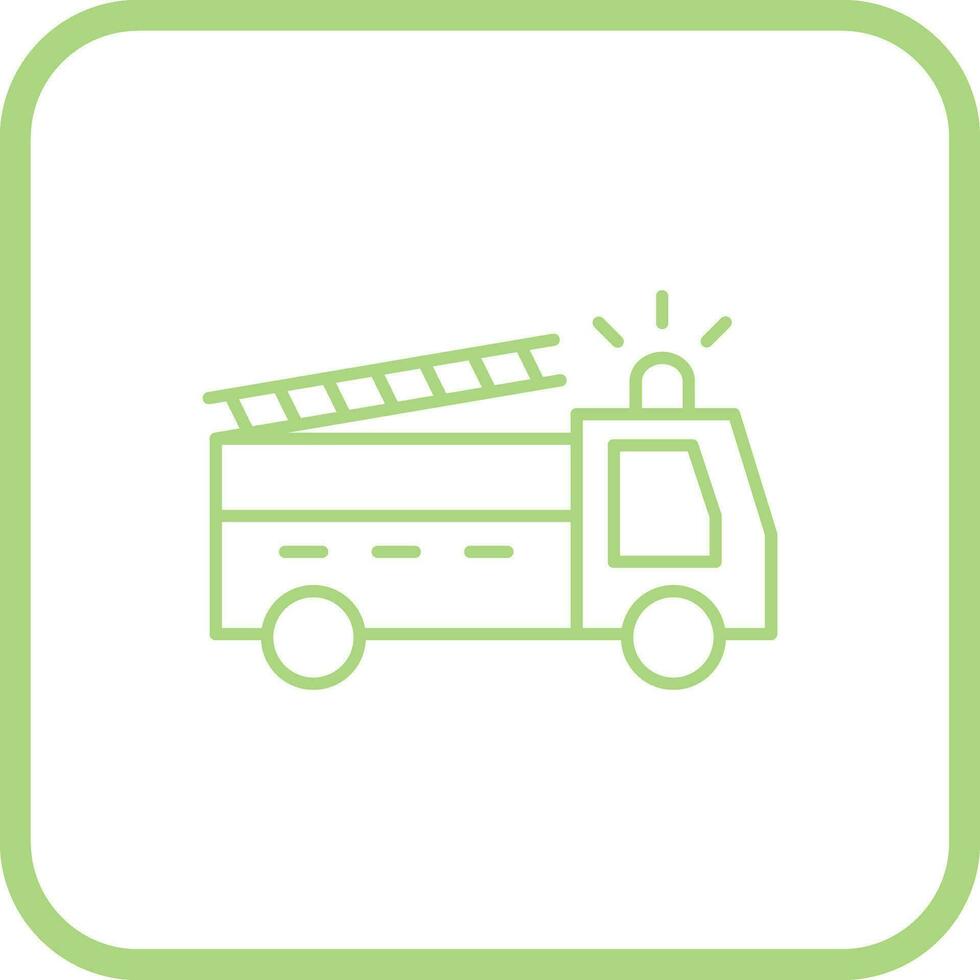Unique Fire Truck Vector Icon