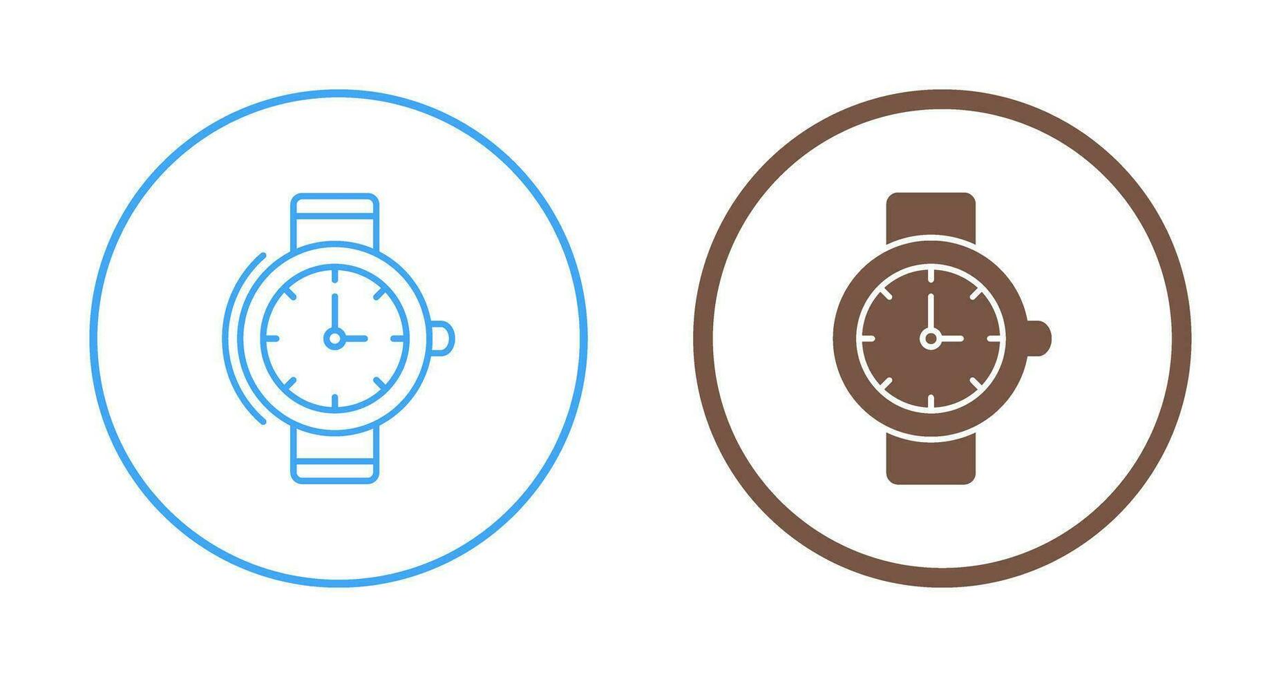 icono de vector de reloj de pulsera