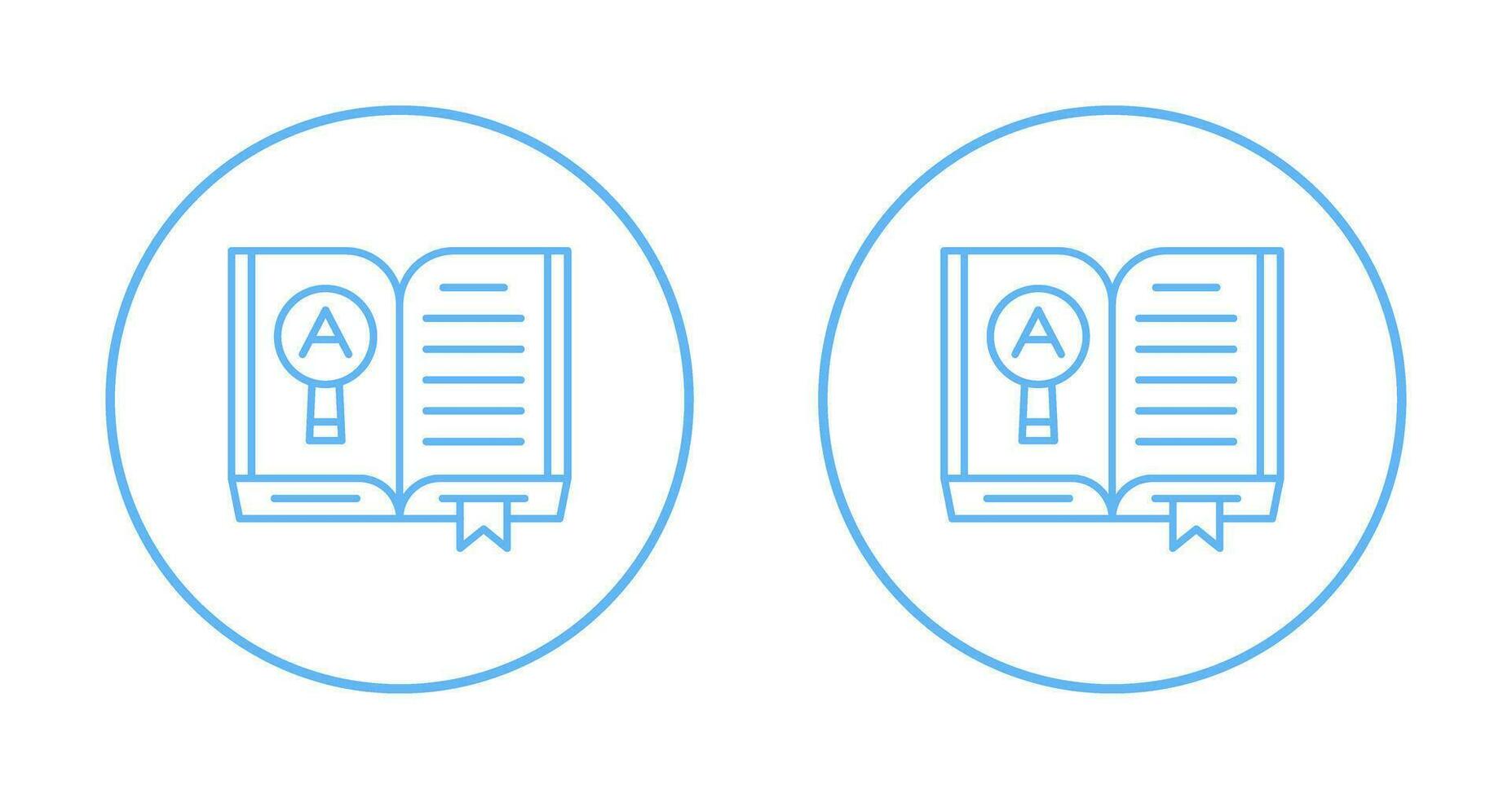 Open Book Vector Icon