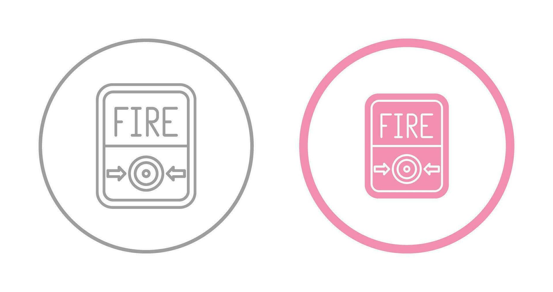 Fire Button Vector Icon