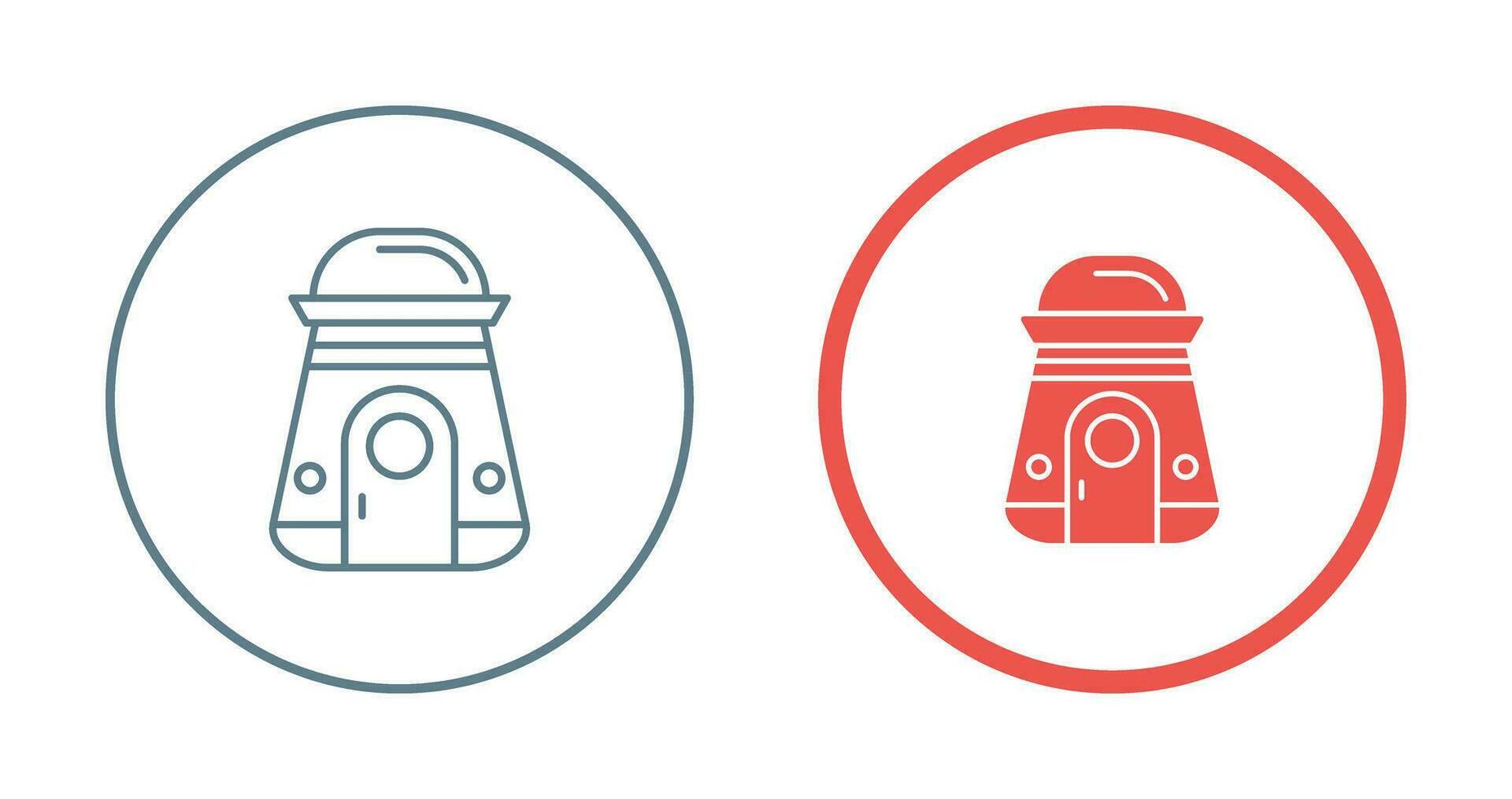 Space Capsule Vector Icon