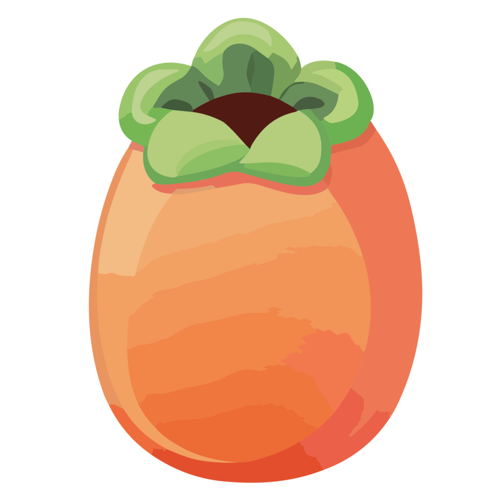 Persimmon transparent background,Ai generative png