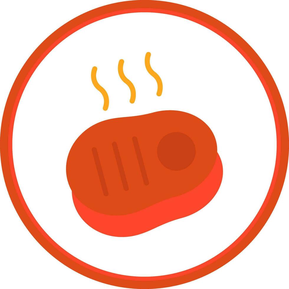 diseño de icono de vector de carne