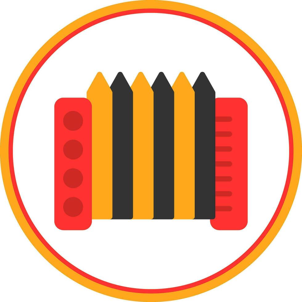 Accordion Vector Icon Design