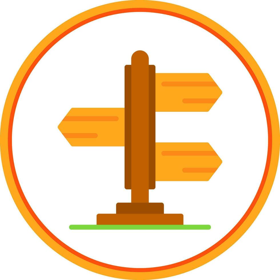 Sign post Vector Icon Design