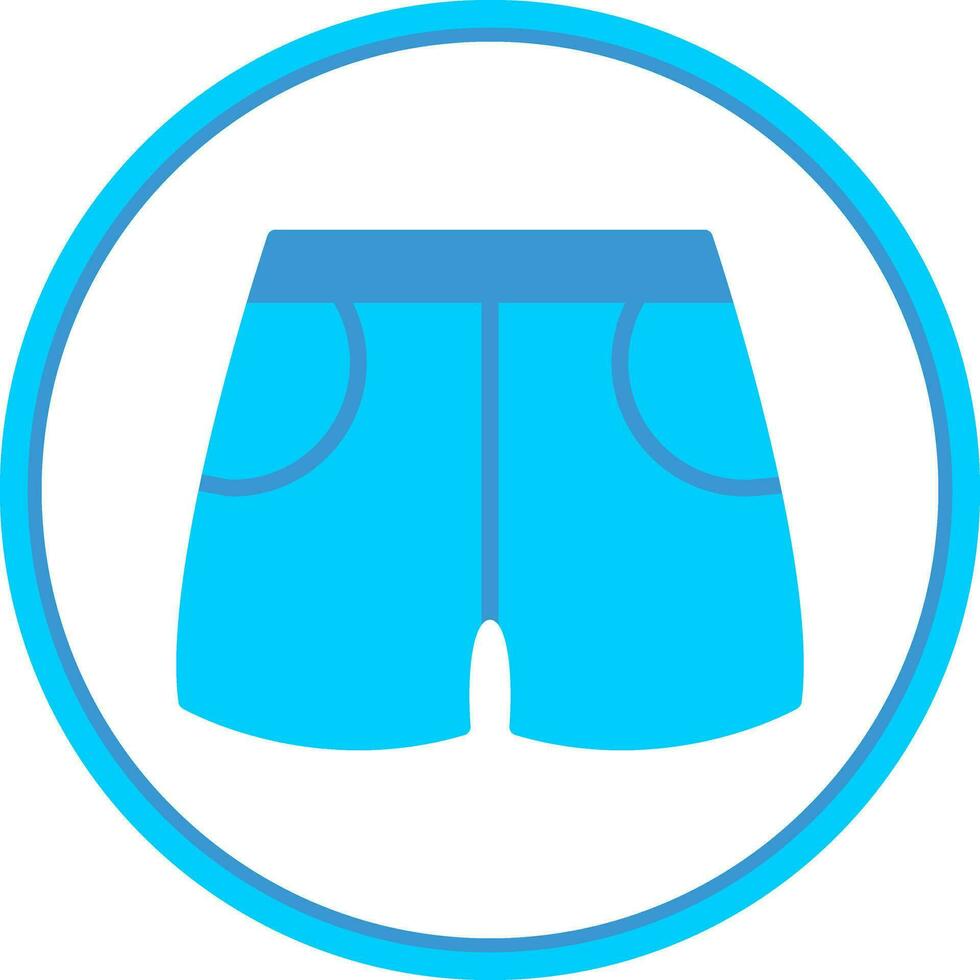 Swim shorts Vector Icon Design