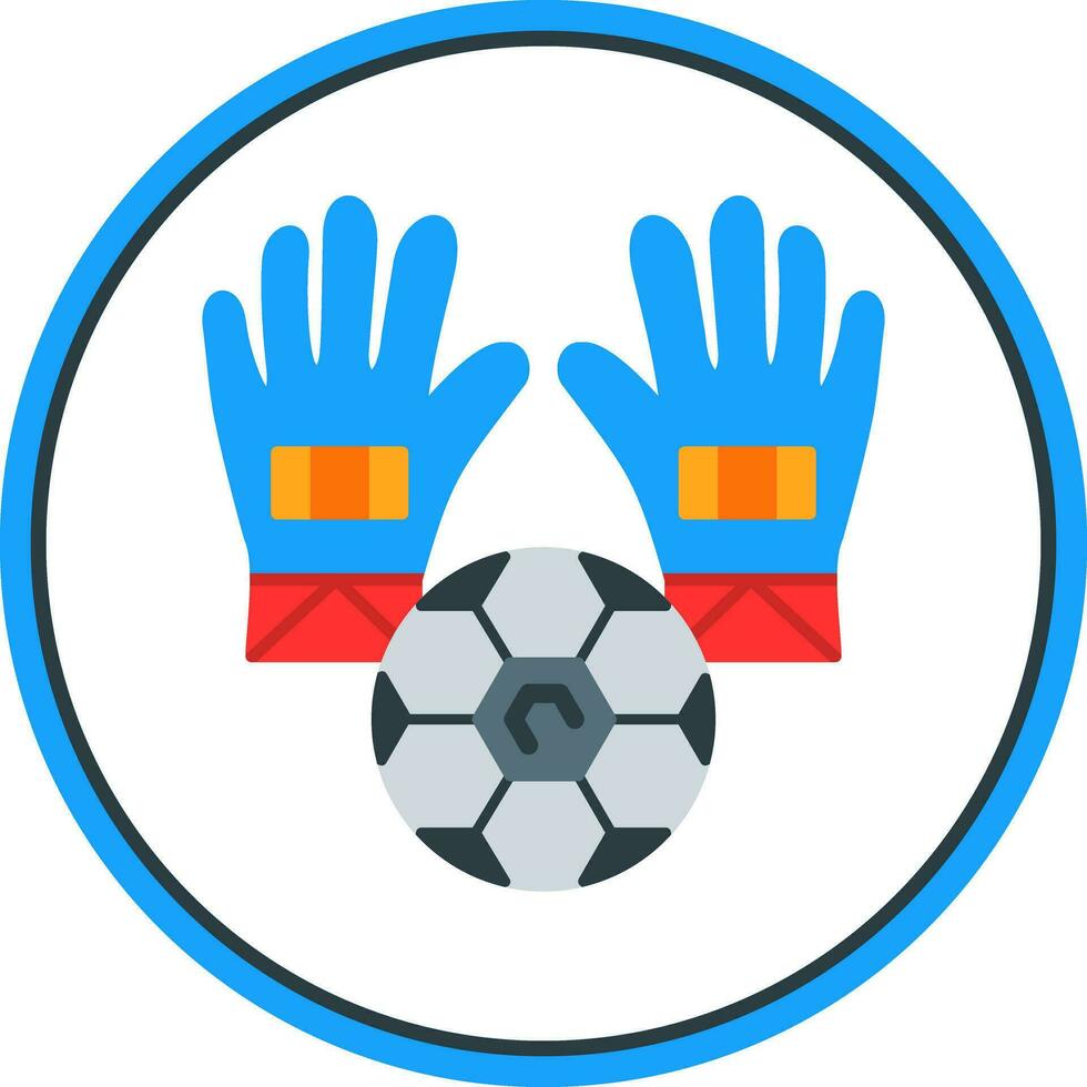 Goalie Vector Icon Design