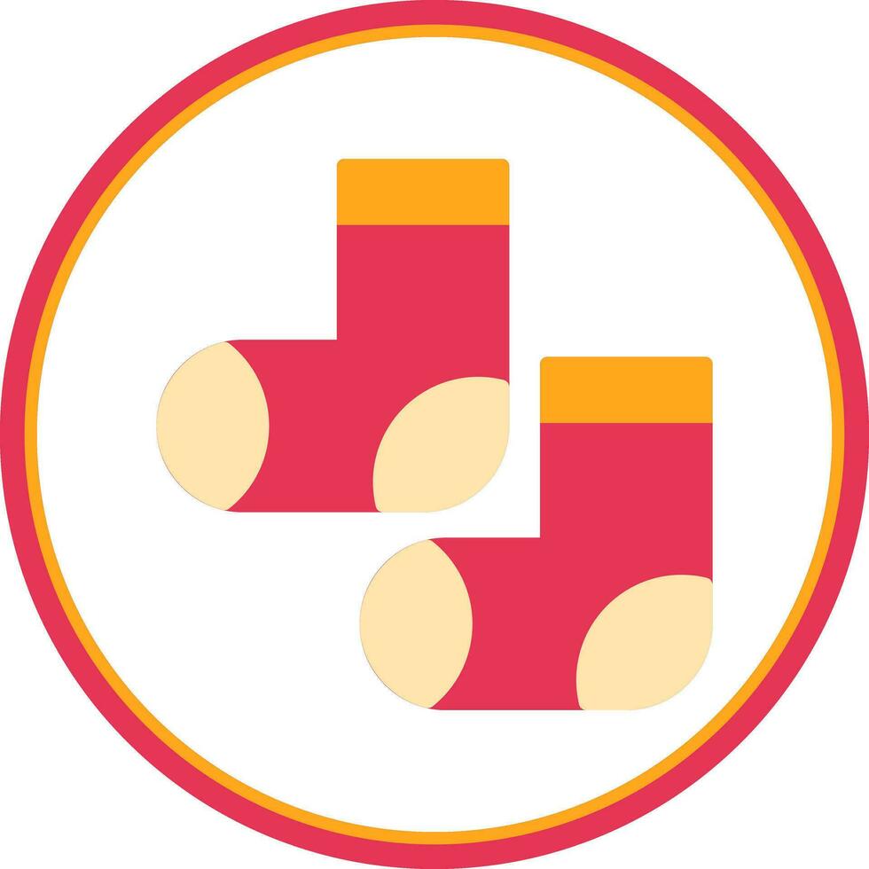 Socks Vector Icon Design