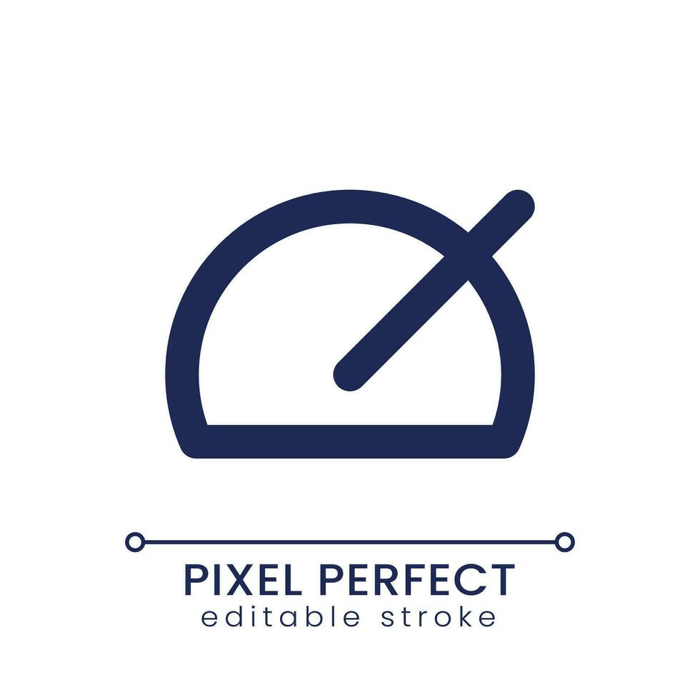 Speed up pixel perfect linear ui icon. Footage editing. Accelerate video. Fast playback. Multimedia software. GUI, UX design. Outline isolated user interface element for app and web. Editable stroke vector