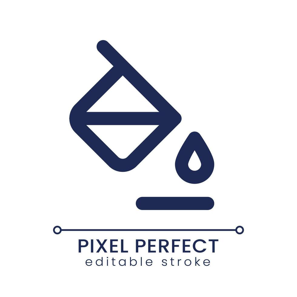 Background color pixel perfect linear ui icon. Change footage. Better video look. Filmmaking software. GUI, UX design. Outline isolated user interface element for app and web. Editable stroke vector