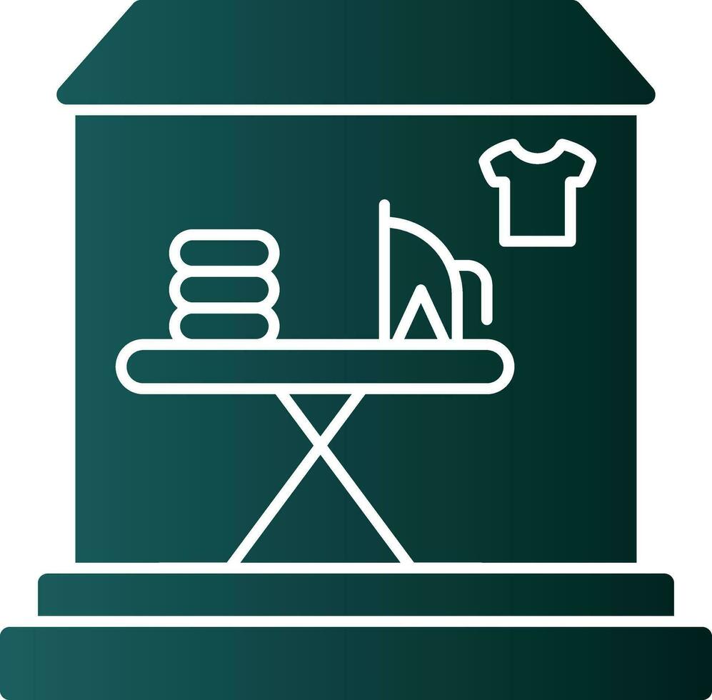 Laundry shop Vector Icon Design