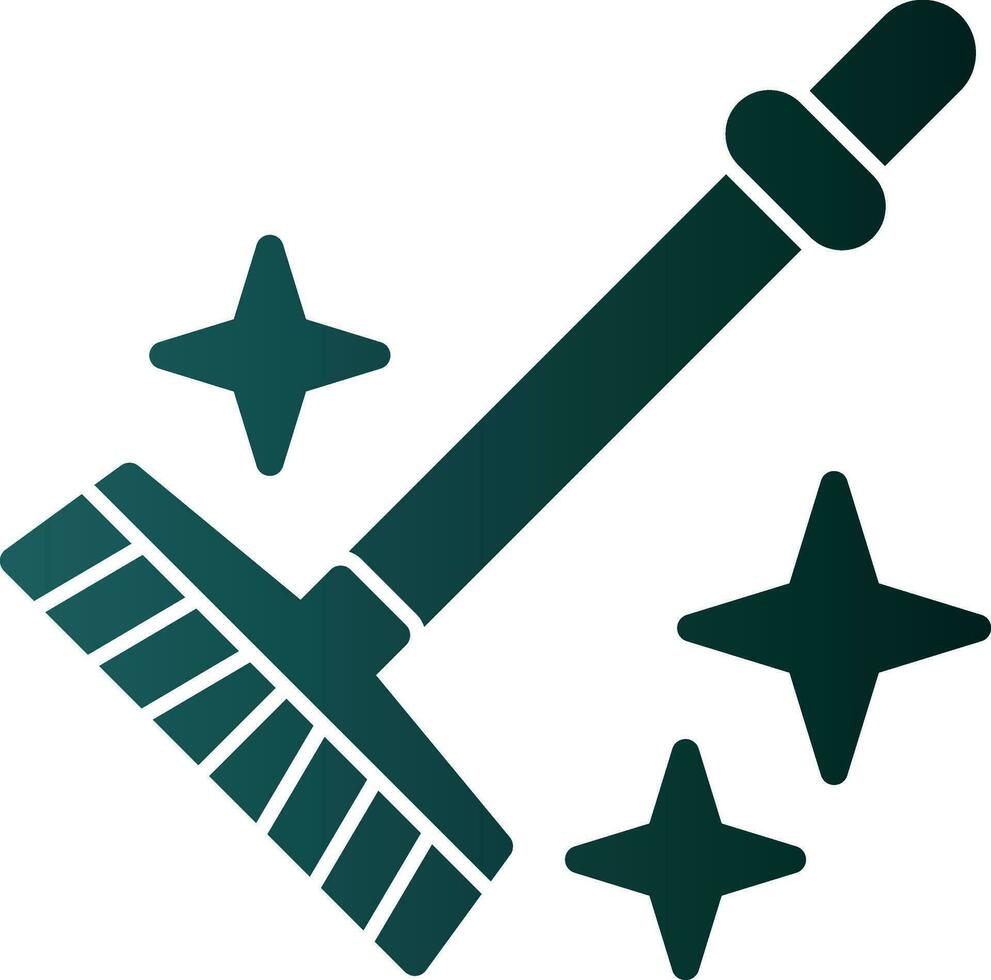 Broom Vector Icon Design