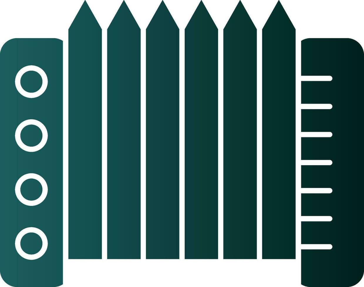 Accordion Vector Icon Design