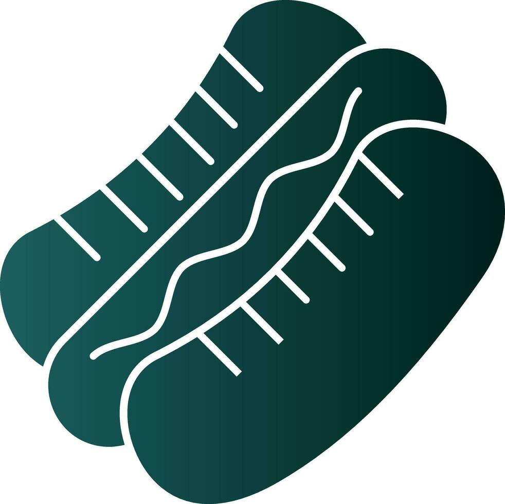 Hot dog Vector Icon Design