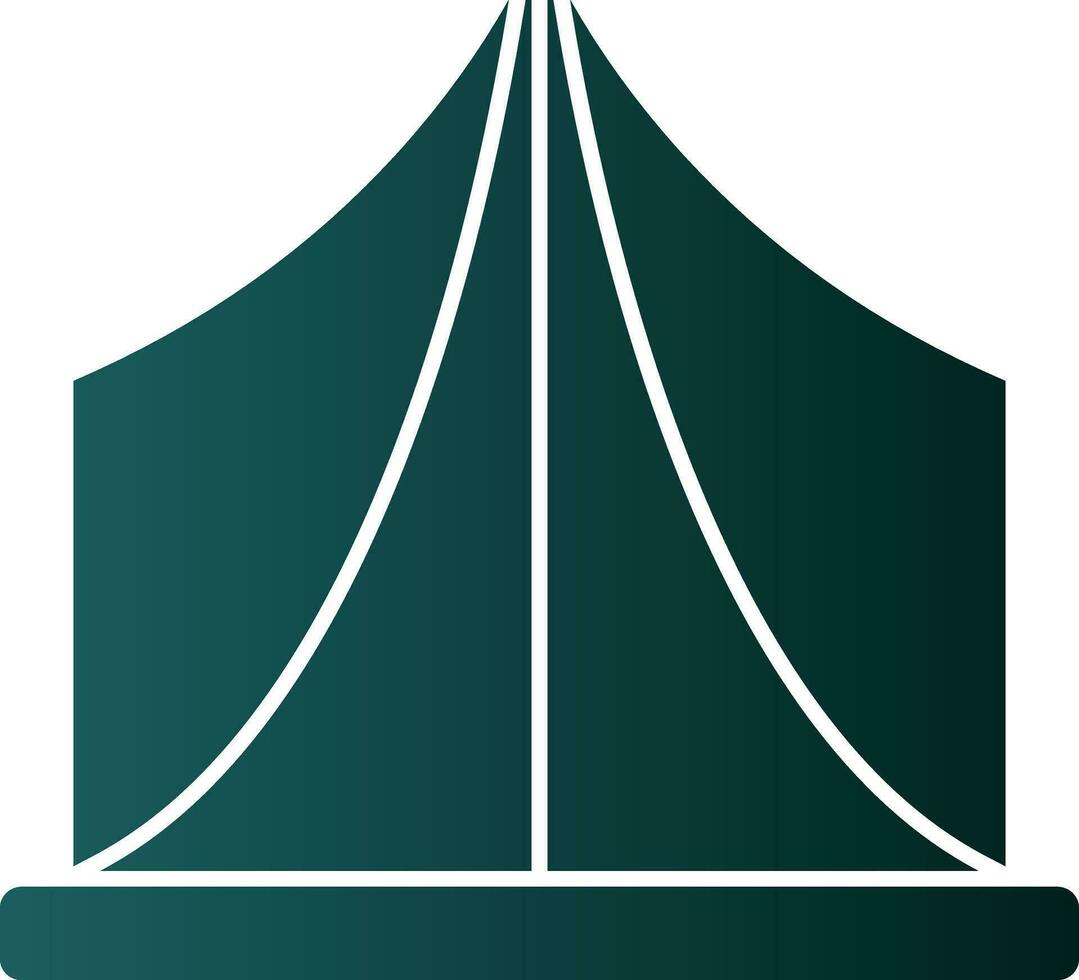 Tent Vector Icon Design