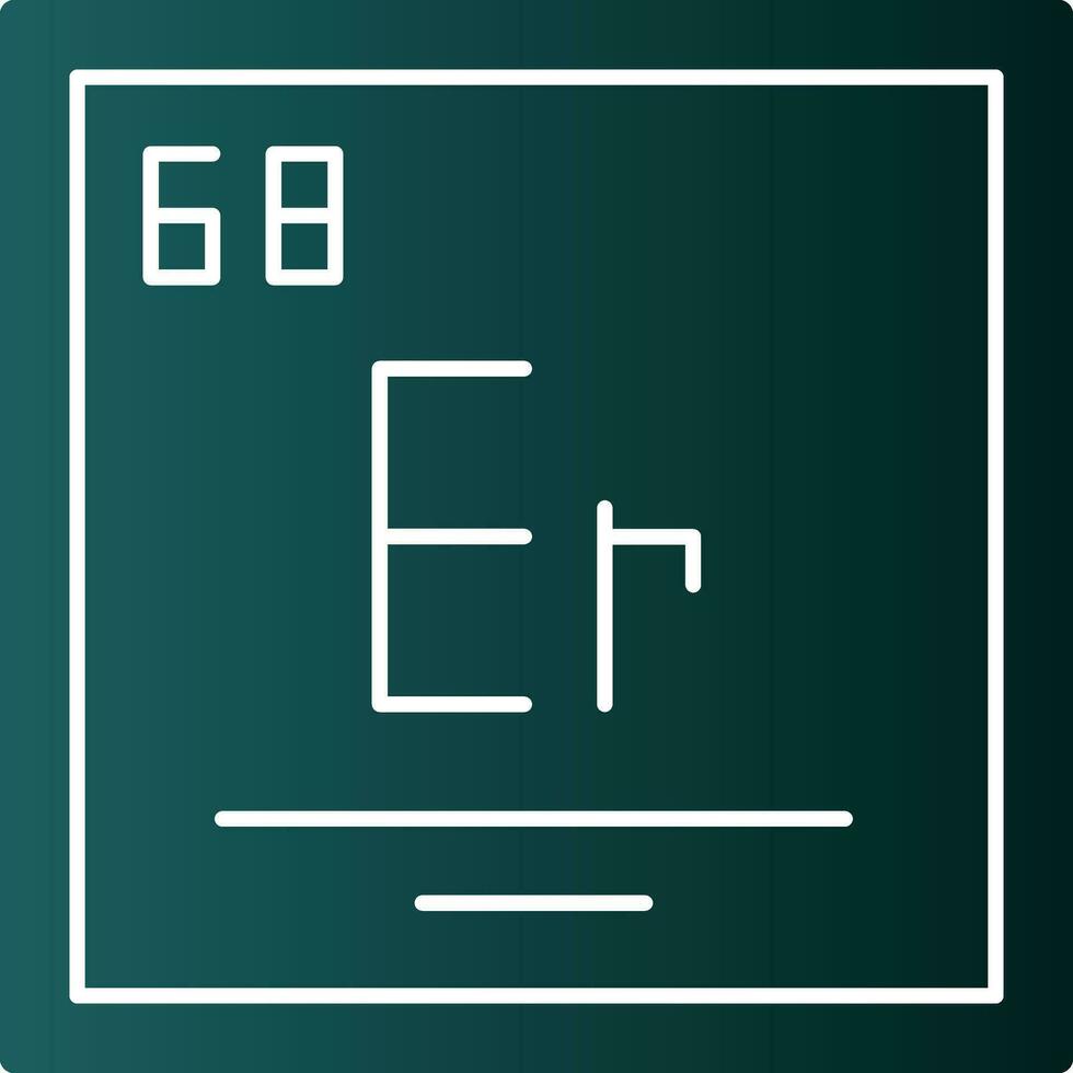 Erbium Vector Icon Design