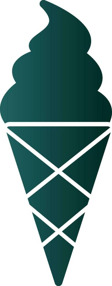 Ice cream cone Vector Icon Design