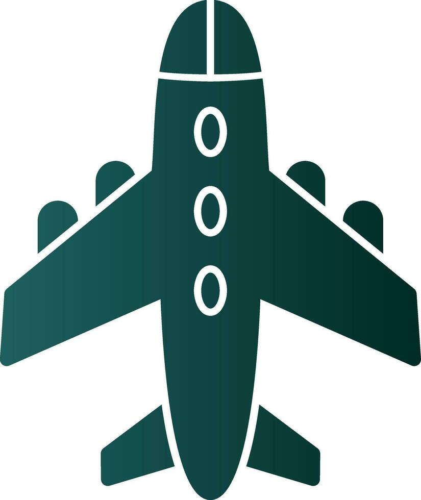 diseño de icono de vector de avión