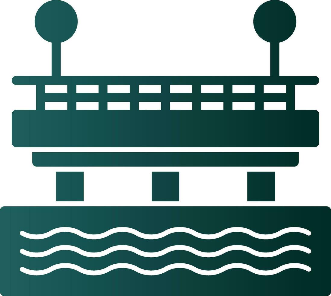 Pier Vector Icon Design