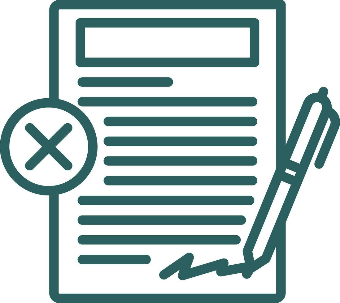 Disagreement Vector Icon Design