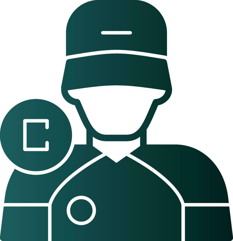 Captain Vector Icon Design