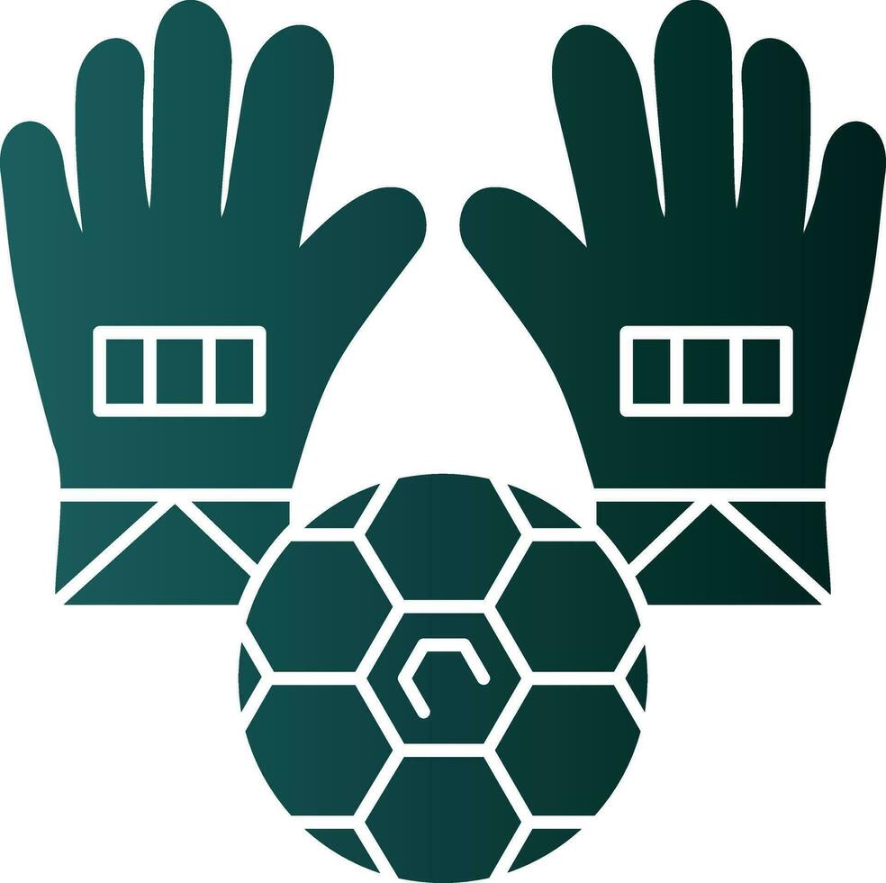 Goalie Vector Icon Design