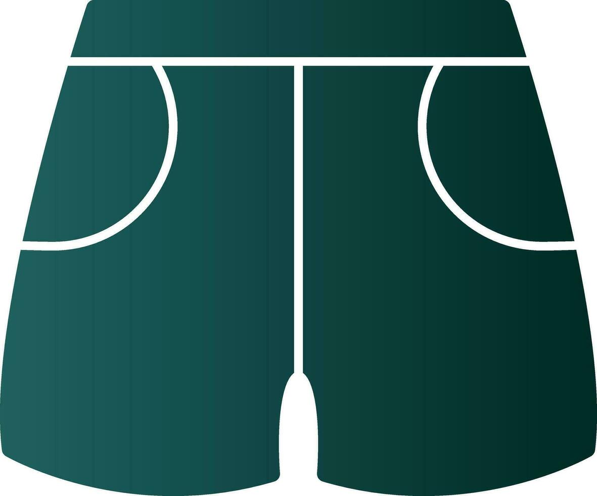 Swim shorts Vector Icon Design