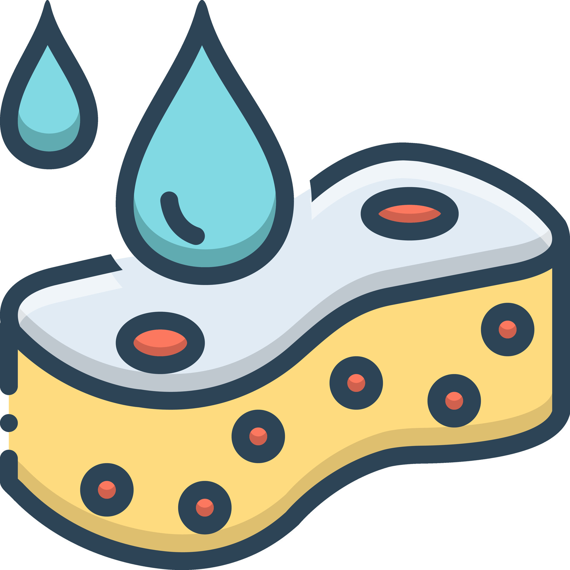 color icon for absorb 25336855 Vector Art at Vecteezy
