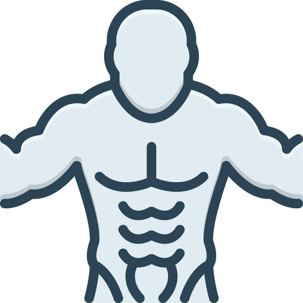 color icon for abs vector