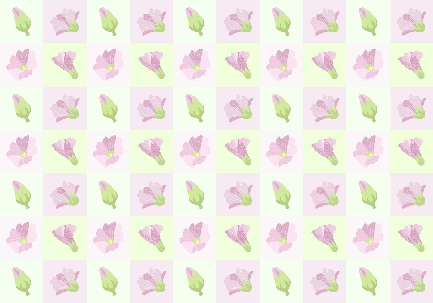 vintage pink flower seamless pattern background vector
