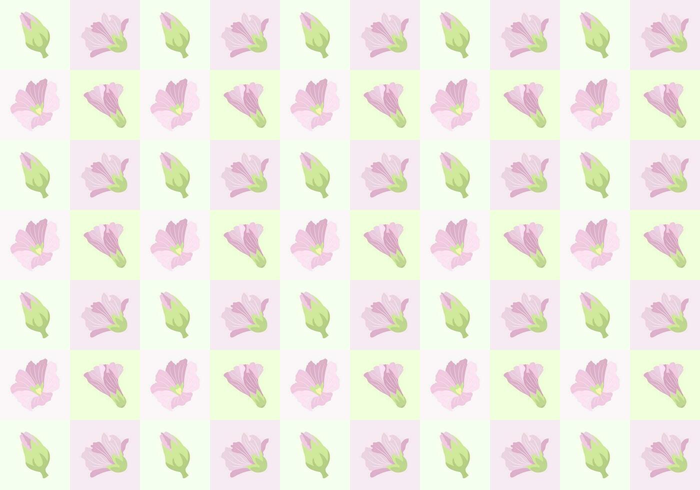 vintage pink flower seamless pattern background vector