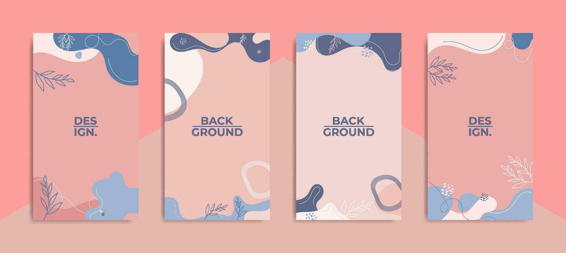 Editable Trendy background template. perfect for social media stories, ads, posters, banners, etc vector