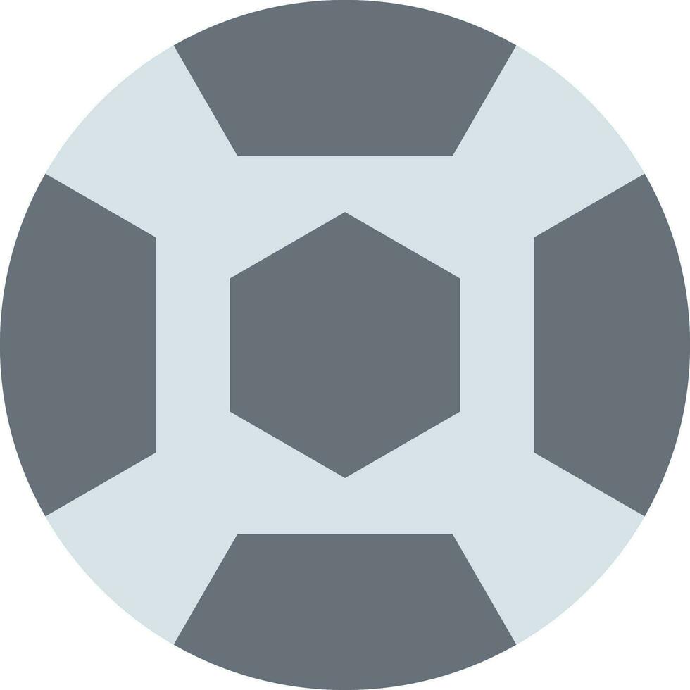 Flat design football. vector illustration