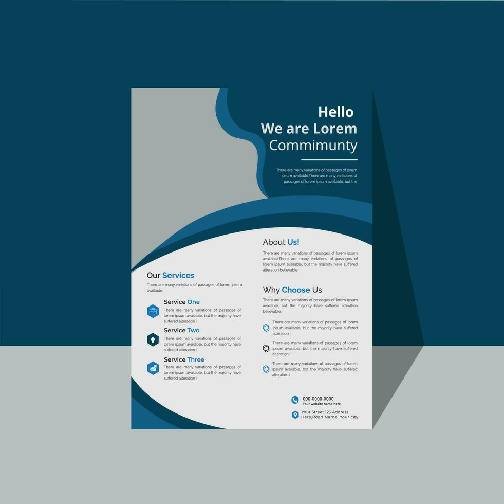 Corporate Business Flyer vector