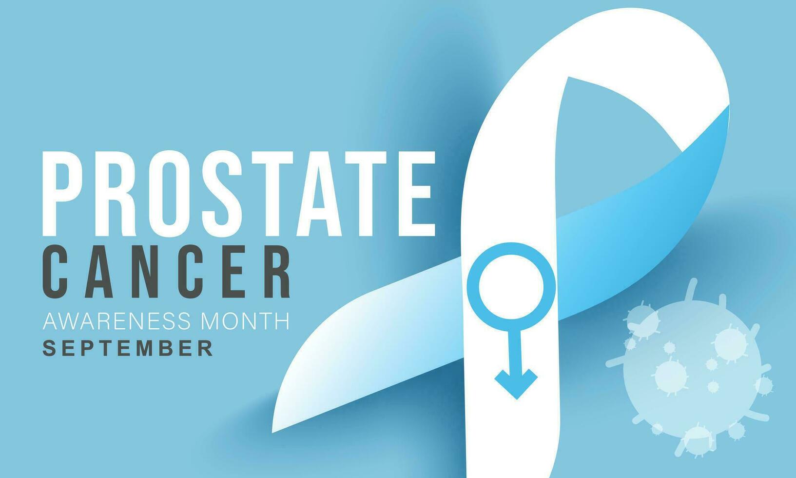 Prostate Cancer Awareness month. background, banner, card, poster, template. Vector illustration.