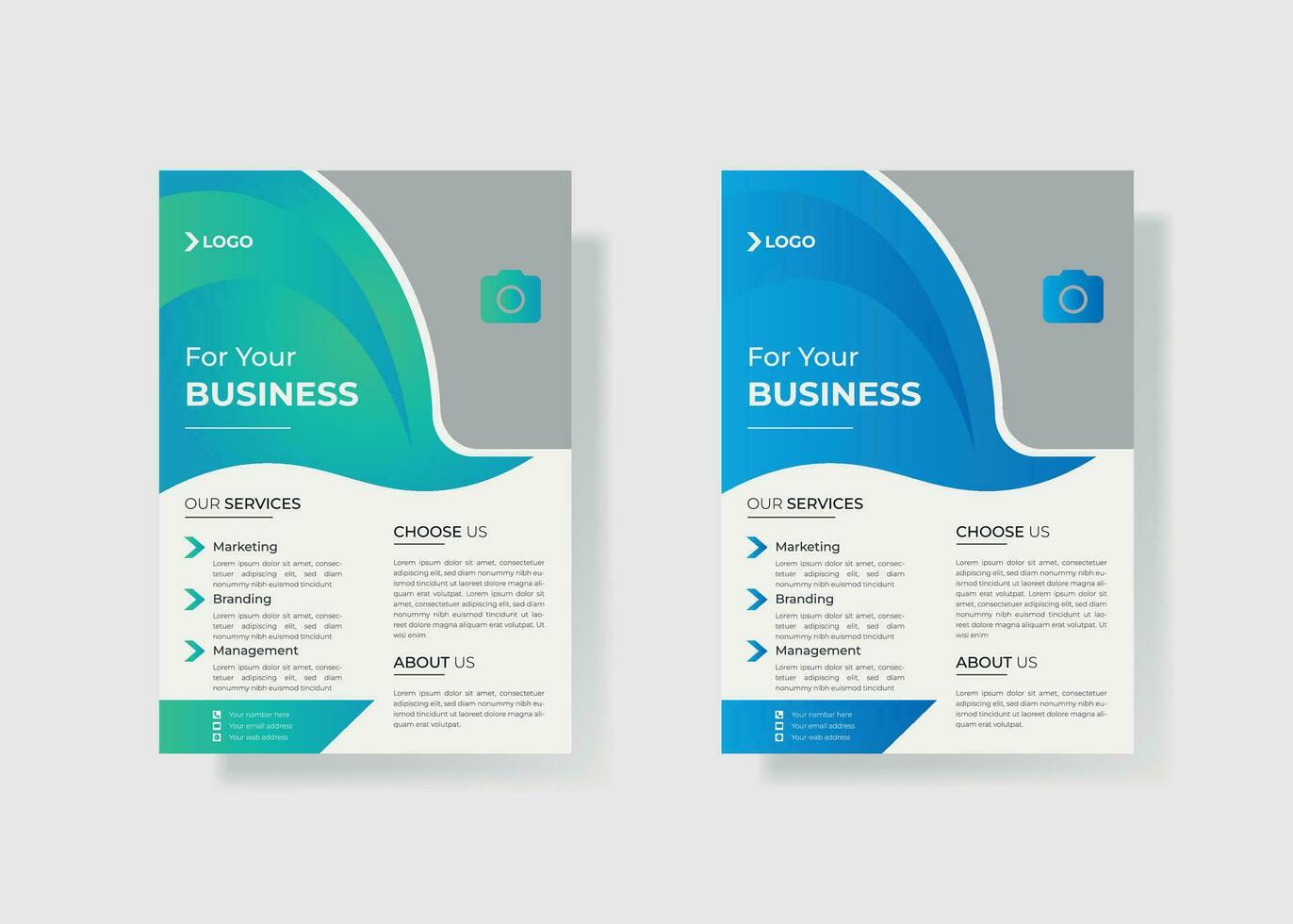 flyer template, vector elegant school hospital medical new Professional modern simple unique minimalist creative flyer design.