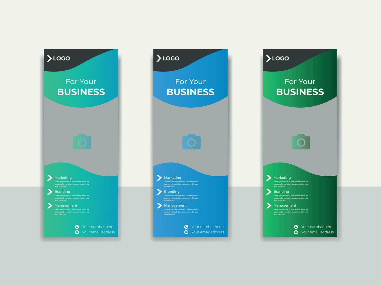 roll up banner template design vector clean Professional modern simple unique school hospital medical new minimalist elegant vector style modern corporate roll up banner template