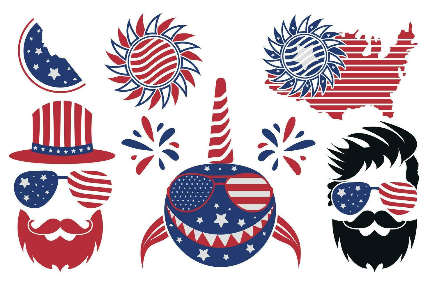 4th of July shirt, Happy 4th July, USA T-Shirt Design, Independence T-Shirt, 4th Of July T-Shirt Design, vector