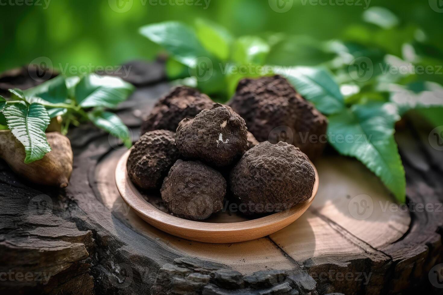 stock photo of truffle on the kitchen flat lay photography