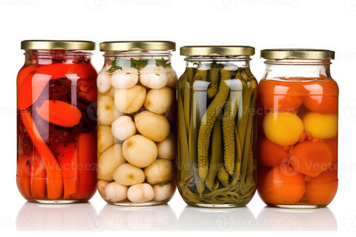 canned vegetables white white isolated background Food Photography photo