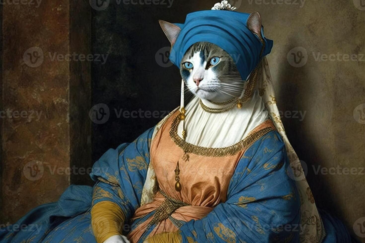 Cat As Ingres La Grande Odalisque Famous Historical, 47% OFF