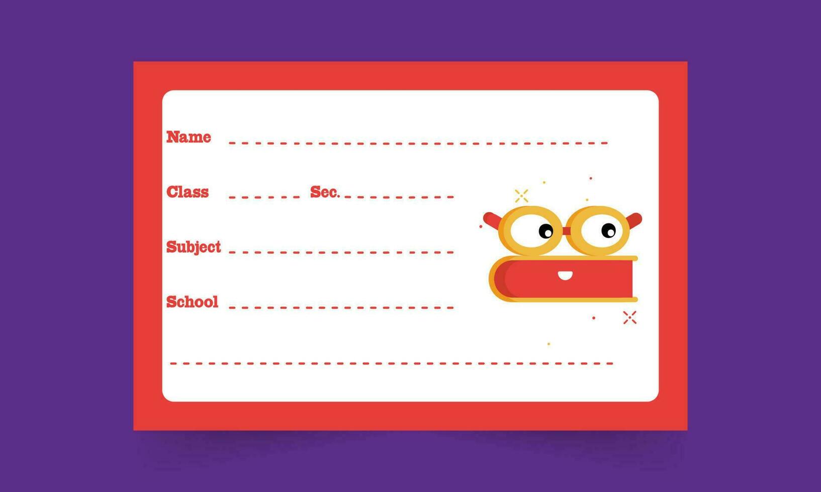 Name tag, Name Card, and Name Payslips. vector