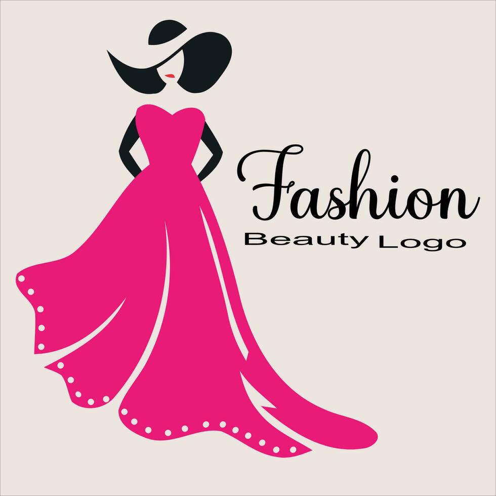 fashion logo creative women beauty life salon beauty logo vector