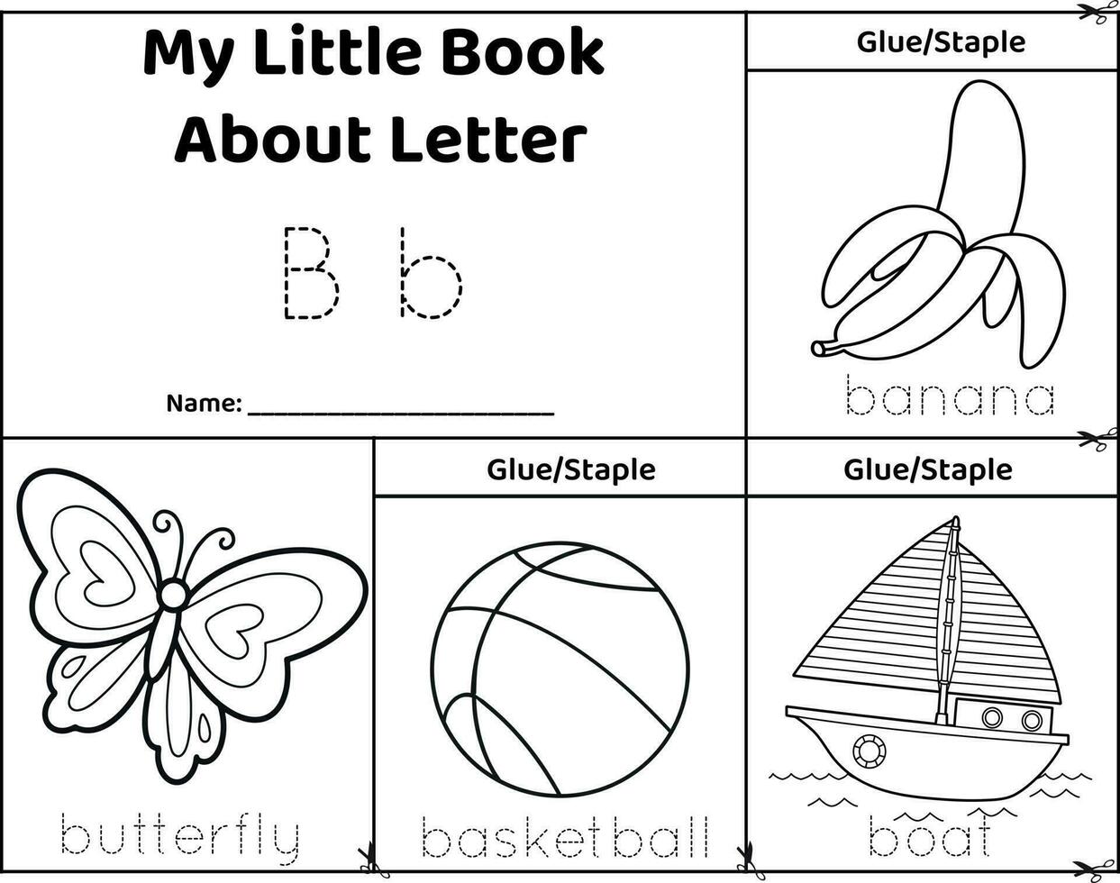 Logical printable worksheet alphabet beginning sounds flip book in