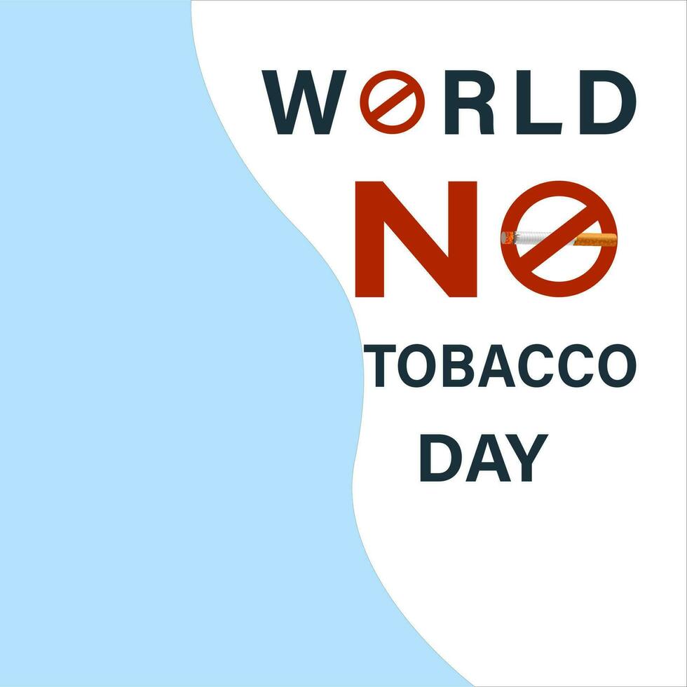 smoking cessation. world no tobacco day.Vector illustration. Tobacco Day Creative design. banner vector art