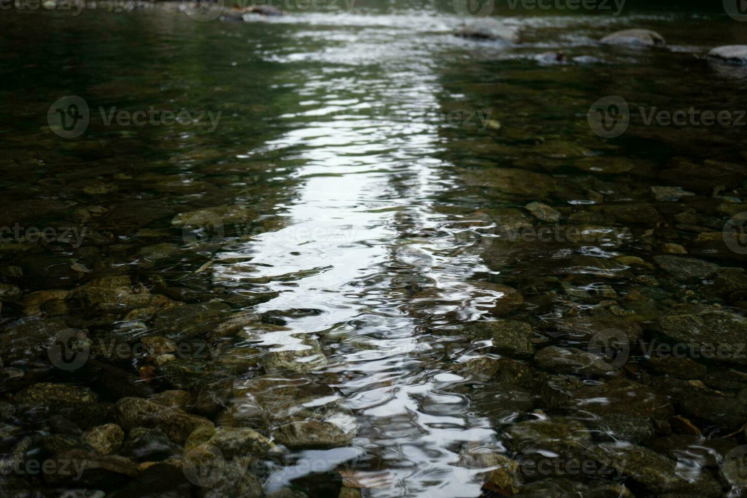 Tranquility of the waters of the waterfall photo