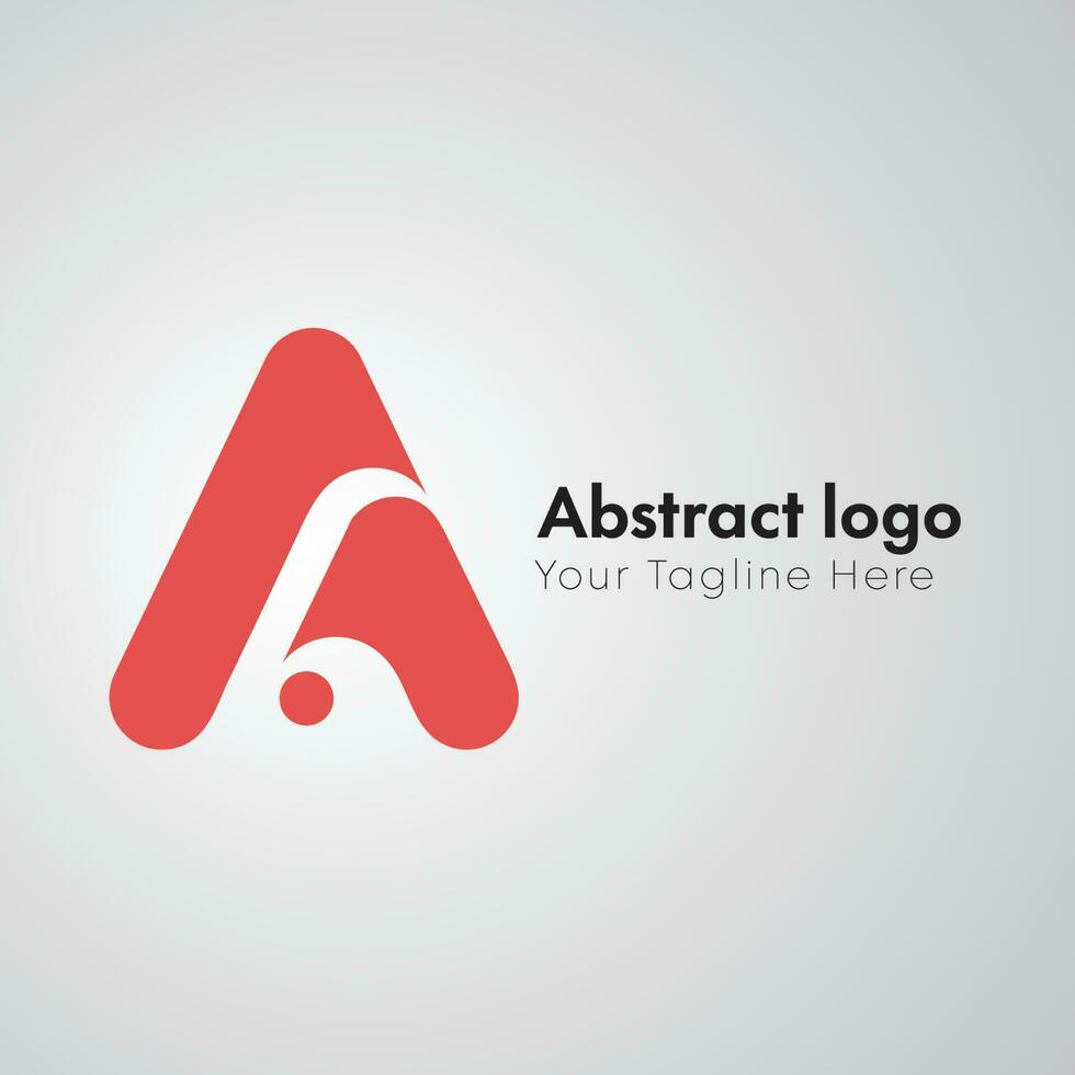 Abstract letter A logo design concept template.A Letter Logo. a logo template vector